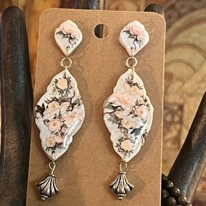 Floral Dangle Earrings
